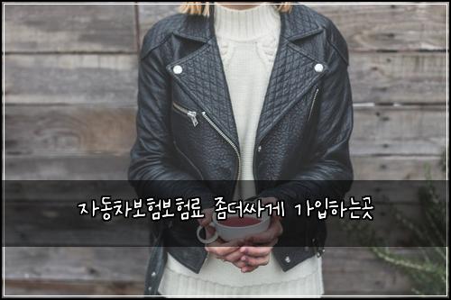 자동차보험보험료 좀더싸게 가입하는곳