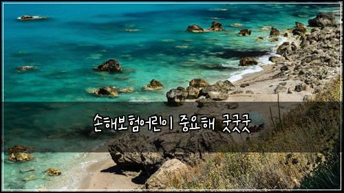 손해보험어린이 중요해 굿굿굿