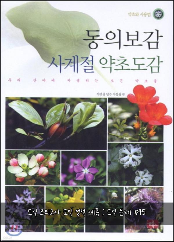 토익 모의고사 토익 성적 예측 : 토익 문제 #45