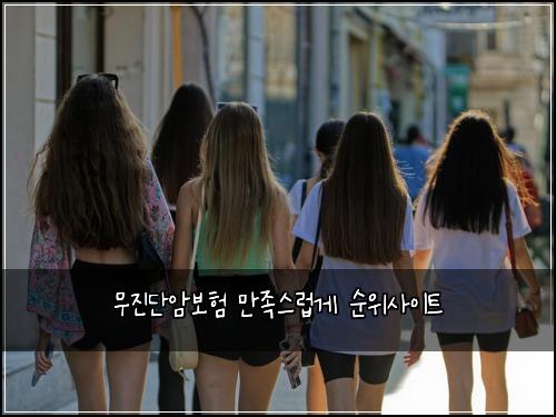 무진단암보험 만족스럽게  순위사이트