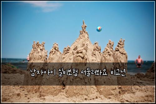 남자아이 실비보험 서둘러봐요  비교년