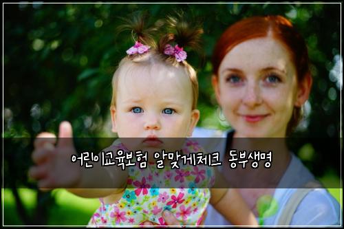 어린이교육보험 알맞게체크  동부생명