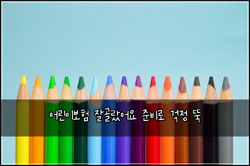 μ΄λ¦°μ΄λ³΄ν μ골λμ΄μ μ€λΉλ‘ κ±±μ λ