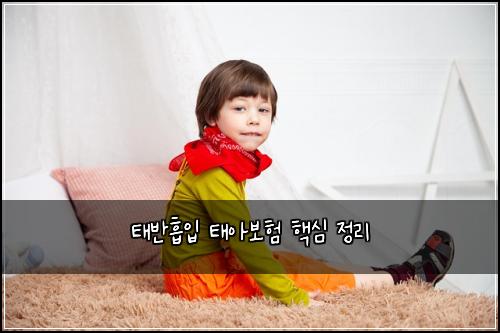 태반흡입 태아보험 핵심 정리