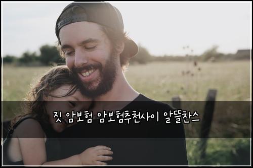 짓 암보험 암보험추천사이 알뜰찬스