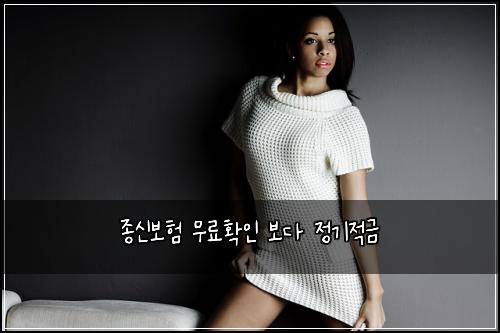 종신보험 무료확인  보다 정기적금