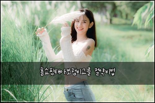 홈쇼핑태아보험비교를 절약비법
