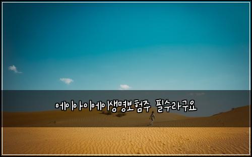 ์์ด์์ด์์ด์๋ช
๋ณดํ์ฃผ ํ์๋ผ๊ตฌ์