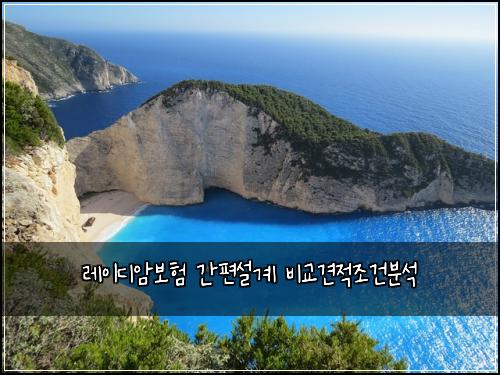 레이디암보험 간편설계  비교견적조건분석