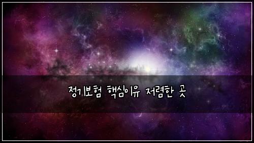 ์ ๊ธฐ๋ณดํ ํต์ฌ์ด์ ์ ๋ ดํ ๊ณณ