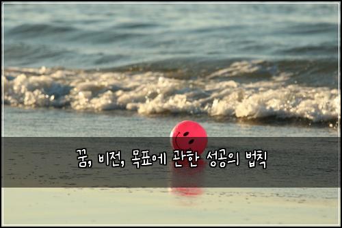 꿈, 비전, 목표에 관한 성공의 법칙