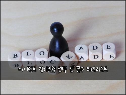 다이렉트 정기보험 선택 전 필수 체크리스트