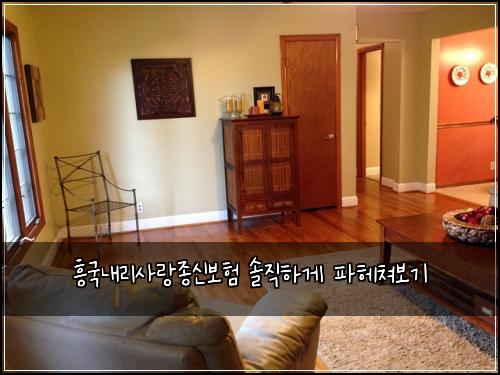 흥국내리사랑종신보험 솔직하게 파헤쳐보기