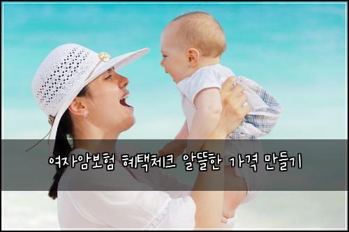 여자암보험 혜택체크  알뜰한 가격 만들기
