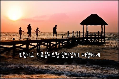 보험비교 의료실비보험 일반상해 저렴하네