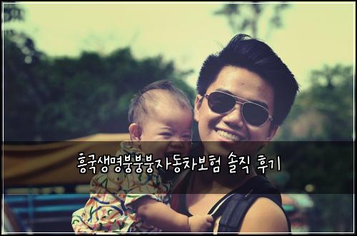흥국생명붕붕붕자동차보험 솔직 후기