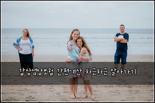 갑상샘암보험 간편계산  차근차근 알아가기