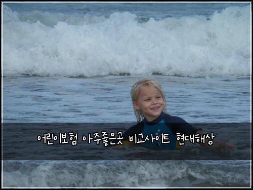 어린이보험 아주좋은곳  비교사이트 현대해상