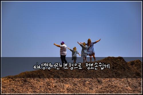 aia생명어린이보험으로 정보손쉽게
