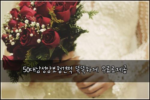 50대남성암보험견적 똑똑하게 무료로제공