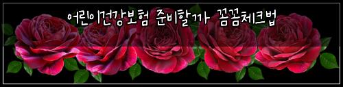 어린이건강보험 준비할까  꼼꼼체크법