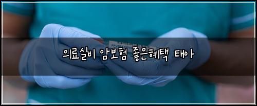 의료실비 암보험 좋은혜택  태아