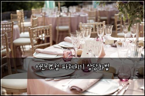 어린이보험 파헤치기  상담화법