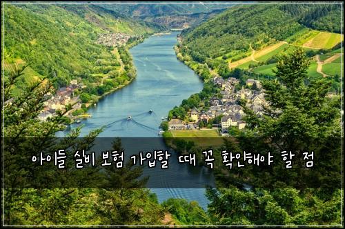 아이들 실비 보험 가입할 때 꼭 확인해야 할 점