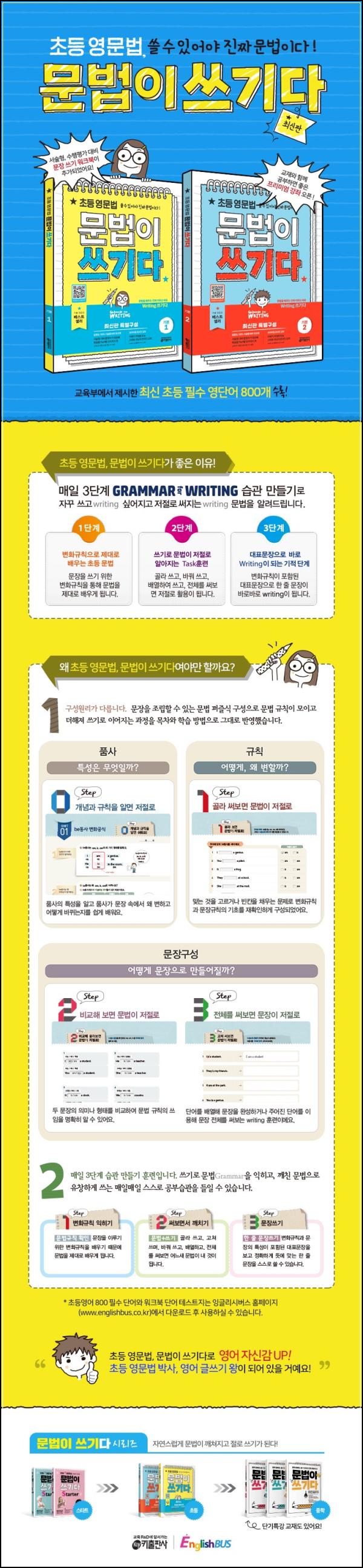 초등 영문법, 문법이 쓰기다 기본 원 : 영어 자신감 불어넣기_44