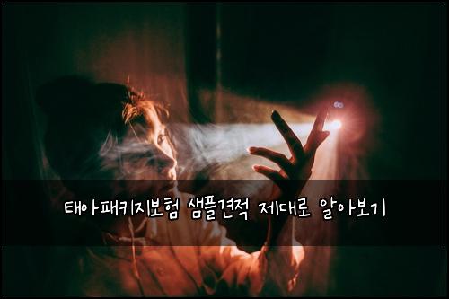 태아패키지보험 샘플견적  제대로 알아보기