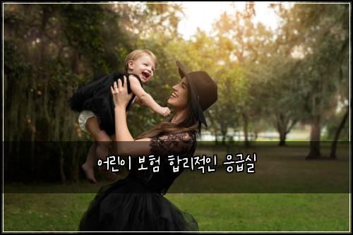 어린이 보험 합리적인  응급실