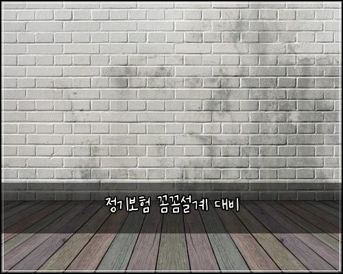정기보험 꼼꼼설계  대비 