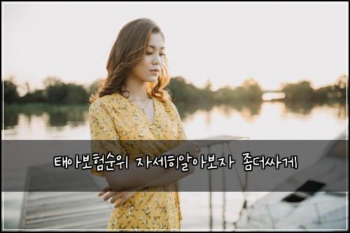 태아보험순위 자세히알아보자 좀더싸게