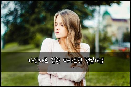 가입자로 전환 태아보험 핵심개념 