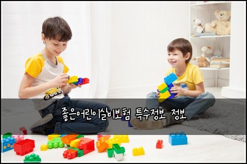 좋은어린이실비보험 특수정보  정보