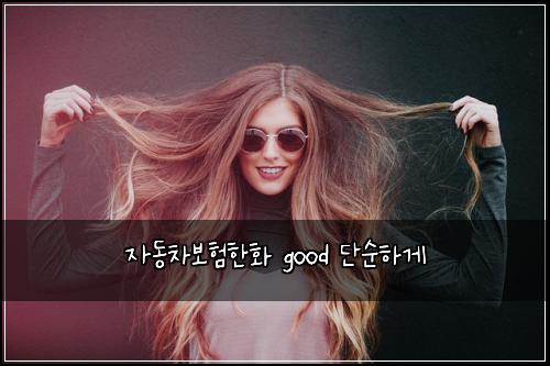 자동차보험한화 good 단순하게