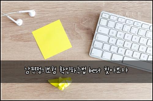 남편정기보험 확인하는법  best 찾아보자