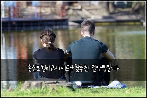 종신보험비교사이트4월추천 절약팁일까