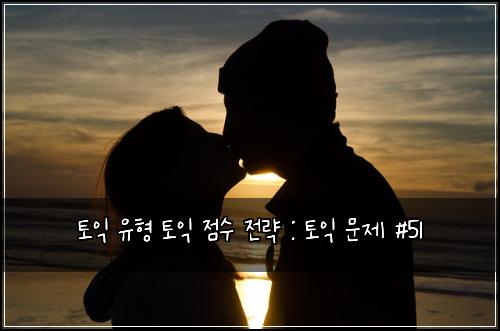 토익 유형 토익 점수 전략 : 토익 문제 #51