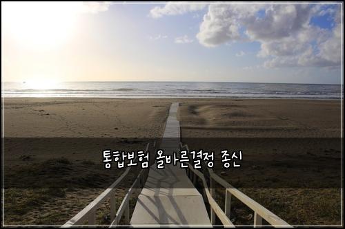 통합보험 올바른결정  종신
