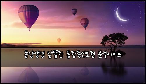 동양생명 알뜰한 통합종신보험 분석사이트 