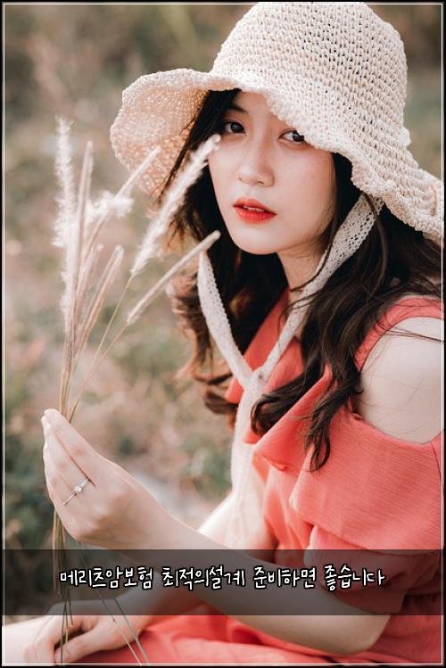 메리츠암보험 최적의설계  준비하면 좋습니다