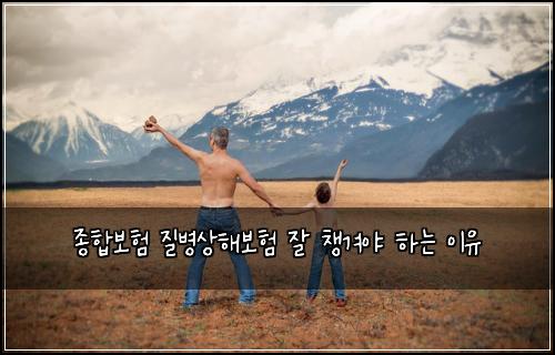 종합보험 질병상해보험 잘 챙겨야 하는 이유
