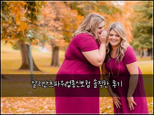 알리안츠파워업종신보험 솔직한 후기