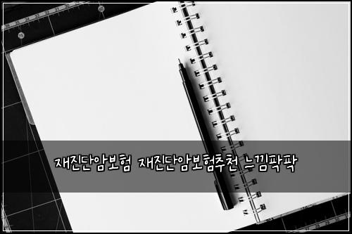 재진단암보험 재진단암보험추천 느낌팍팍