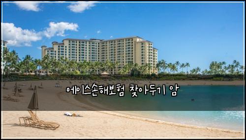 에이스손해보험 찾아두기  암