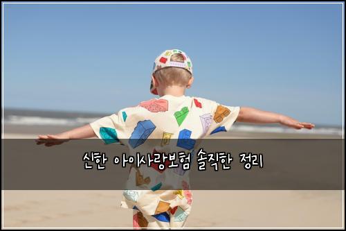 신한 아이사랑보험 솔직한 정리
