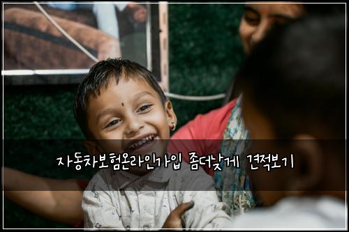 자동차보험온라인가입 좀더낮게 견적보기