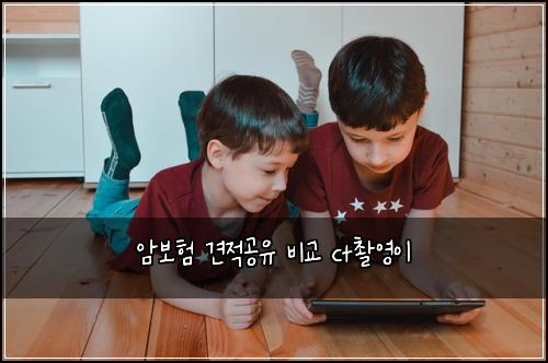 암보험 견적공유  비교 ct촬영이