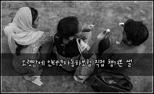 오랫만에 인터넷자동차보험 직접 챙겨본 썰